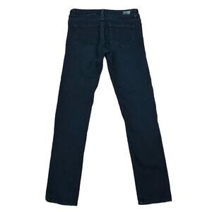 Paige Skyline Ankle Peg Jeans Black Sz 26